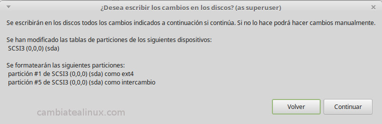 Instalacion de linux-mint-18-Mate Instalacion de linux-mint-18-Mate - Guardamos datos