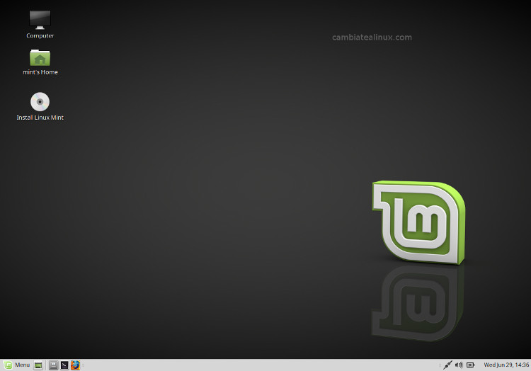 Instalacion de Linux Mint 18 - Mate - Pantalla LiveCD