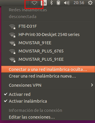 Conectarse a wifi ubuntu