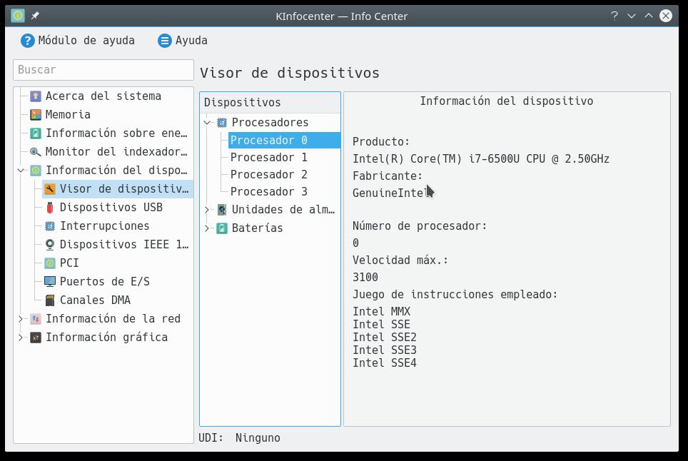 Centro de informacion - procesadores