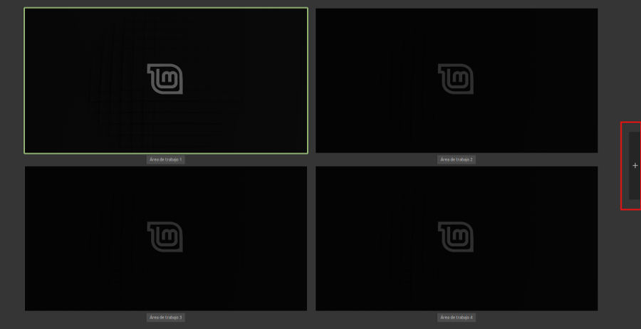 Linux Mint Cinnamon - Múltiples escritorios Linux Mint Cinnamon - Múltiples escritorios