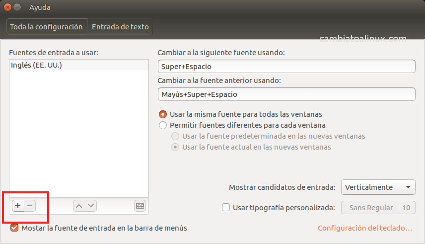 Añadir idiomas al teclado Añadir idioma al teclado