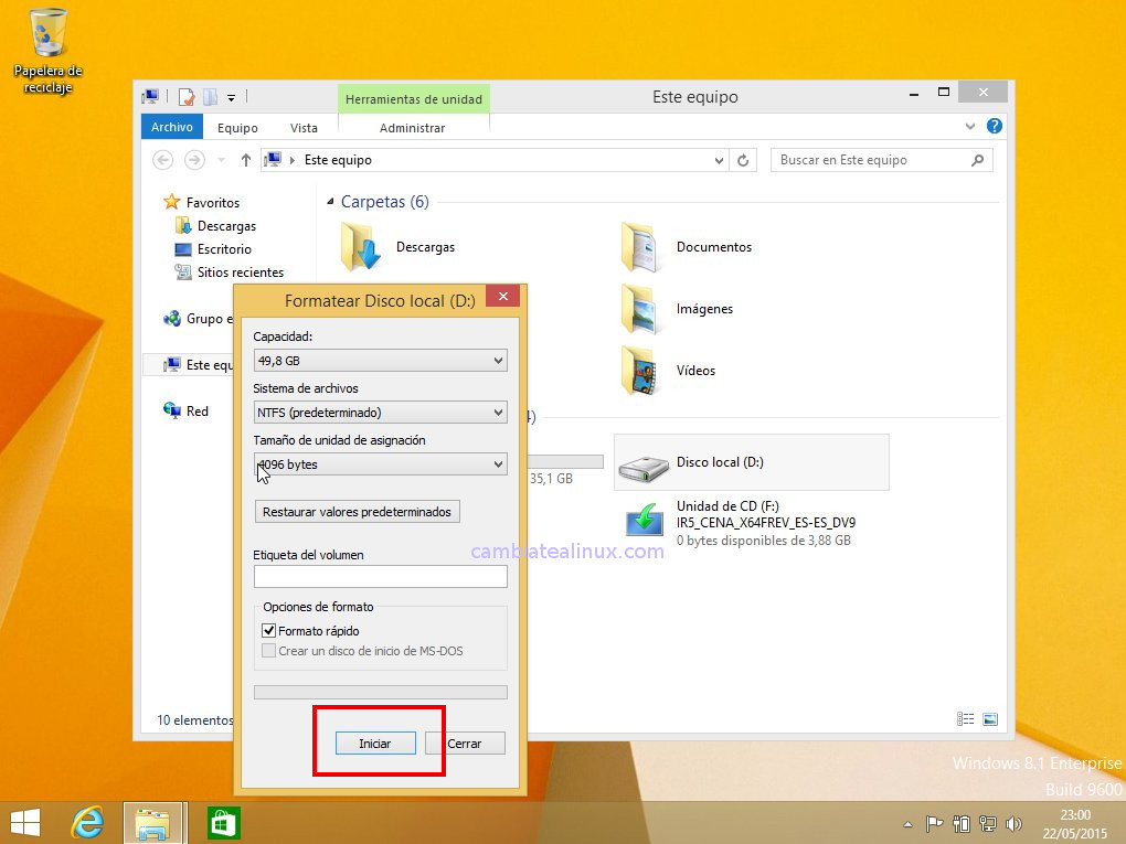 Instalacion de Windows