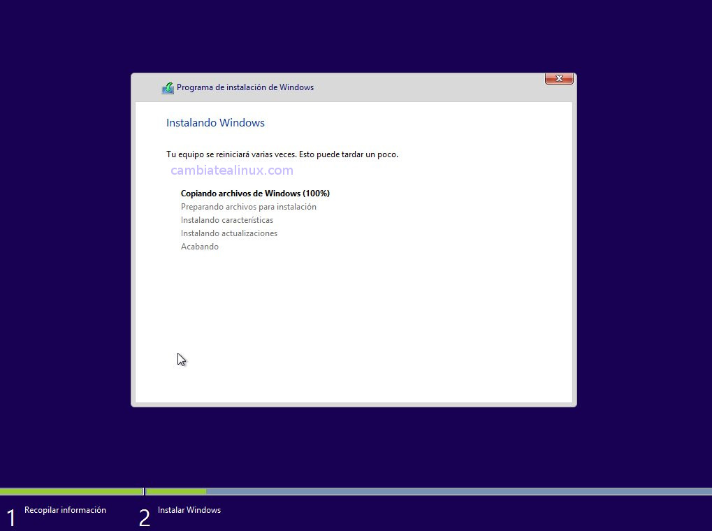 Instalacion de Windows