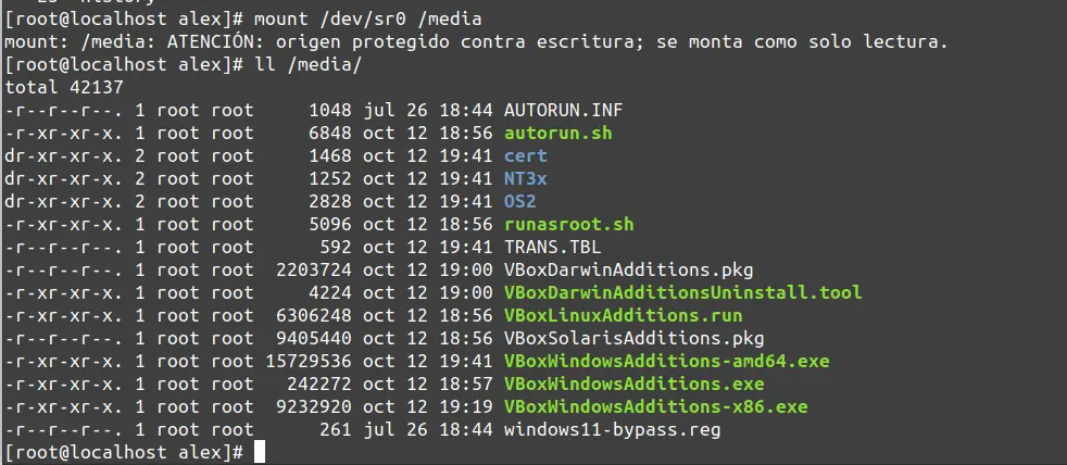 Instalar Virtualbox Guest Additions en Fedora