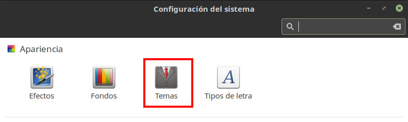 Configuracion del sistema