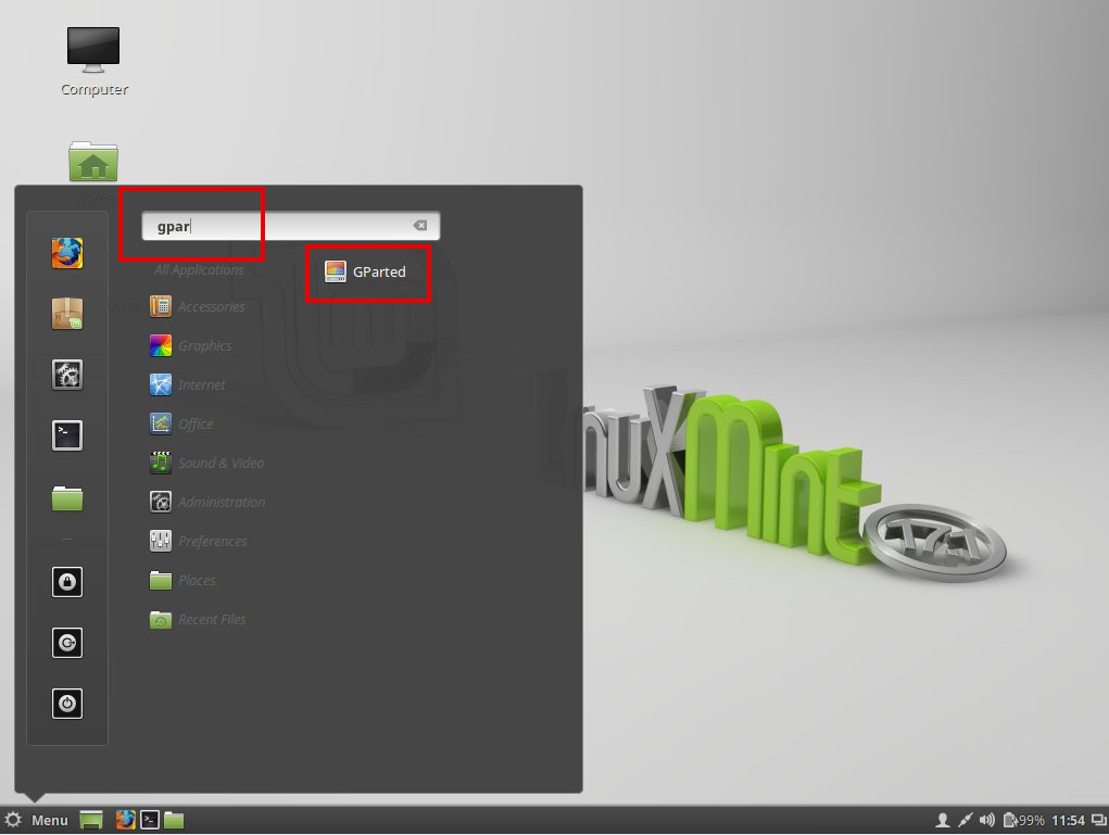 Linux Mint Live CD Menu Linux Mint Live CD Menu