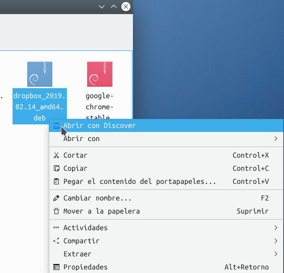 Discover - instalador de aplicaciones KDE Discover - instalador de aplicaciones KDE