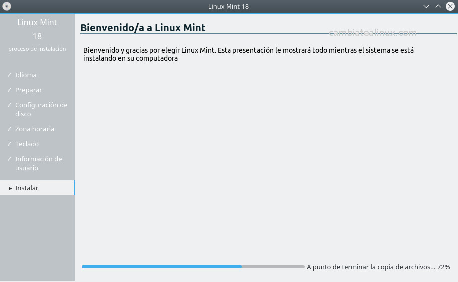 Instalacion de linux-mint-18-KDE Instalacion de linux-mint-18-KDE - proceso de instalacion