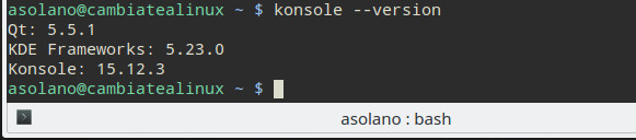 kinfocenter - Información del sistema desde consola kinfocenter - Información del sistema desde consola