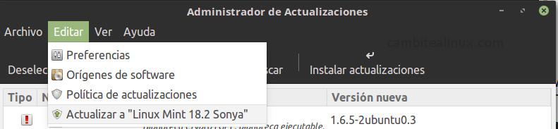 Menu Editar Actualizar Menu Editar Actualizar