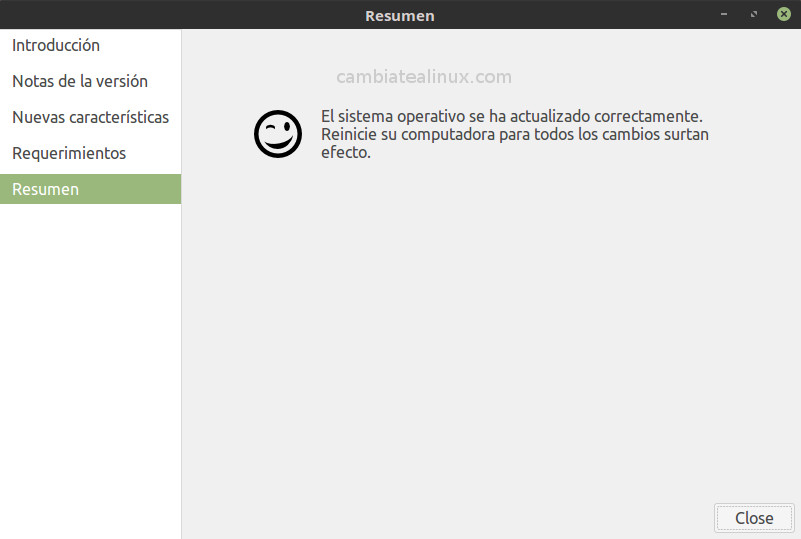 Reinicio y final Reinicio y final