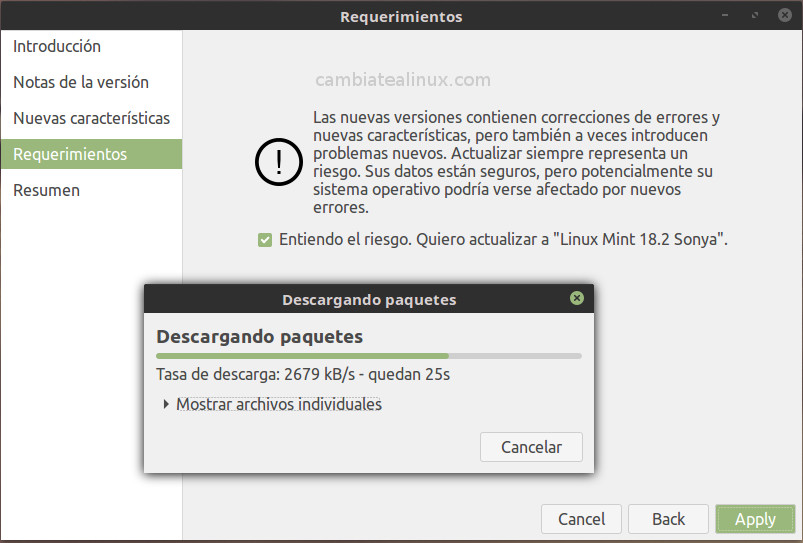 Instalando - Actualizando