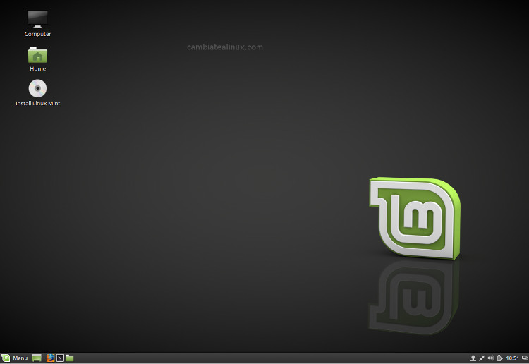 Instalacion de Linux Mint 18 - Cinnamon - Pantalla LiveCD