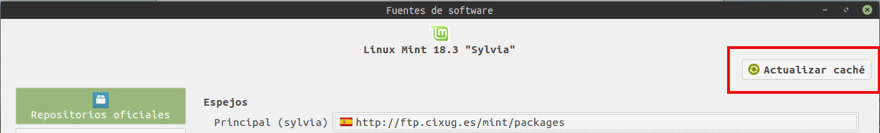 Administrador de actualizaciones - repositorios Administrador de actualizaciones - repositorios