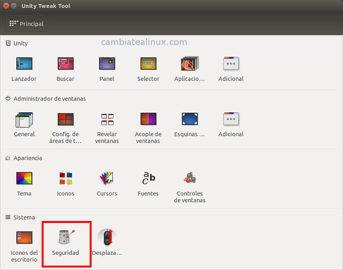 Unity Tweak Tool Unity Tweak Tool sirve para cambiar configuraciones