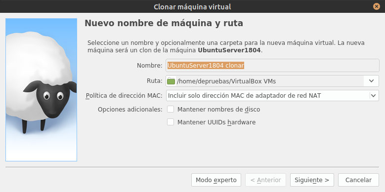 Virtualbox - clonar disco Virtualbox - clonar disco