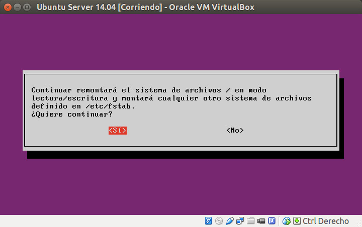 Montar sistema de ficheros