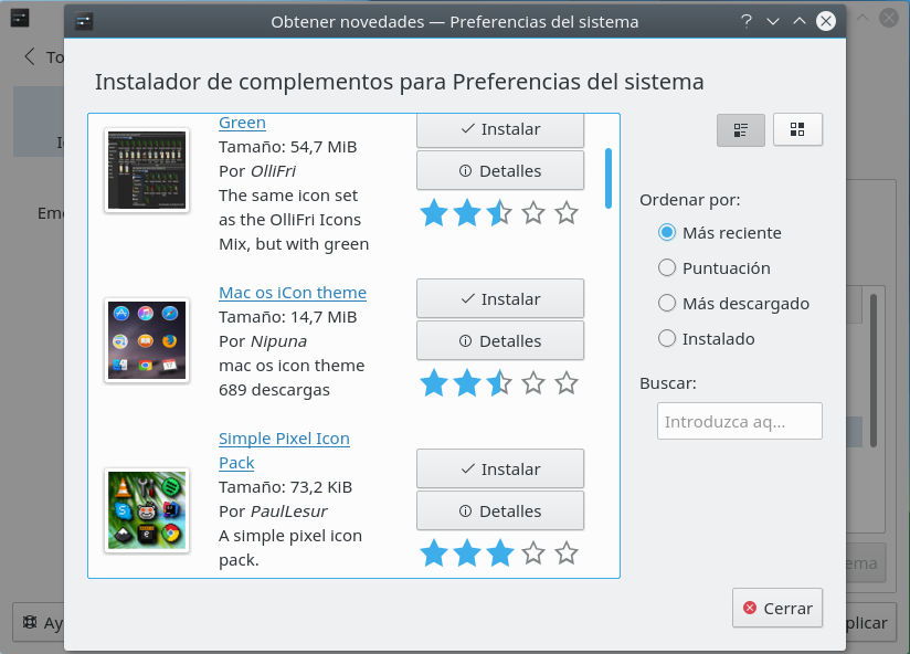 Preferencias del sistema - obtener iconos Preferencias del sistema - obtener iconos