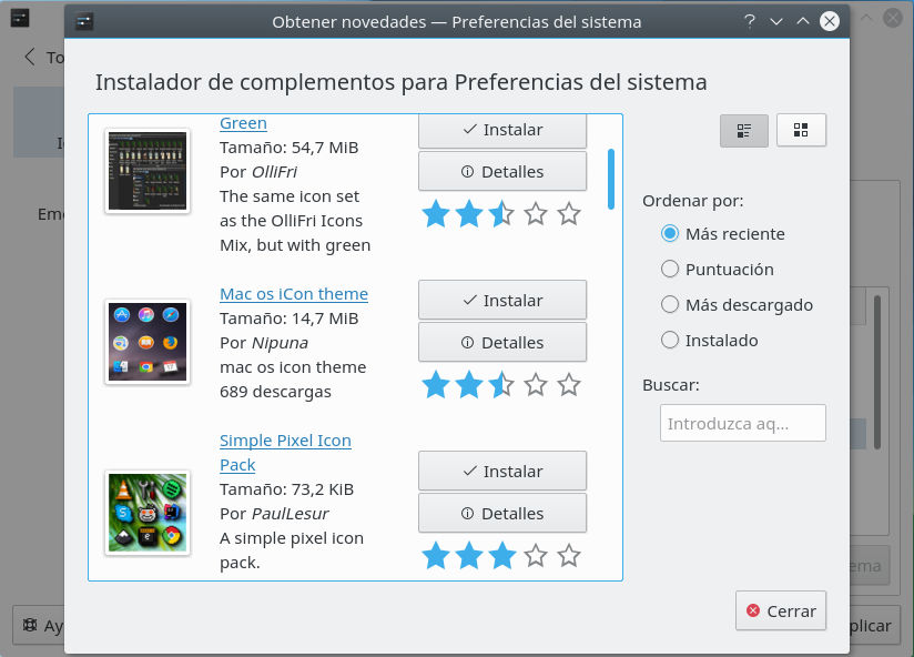 Preferencias del sistema - obtener iconos 