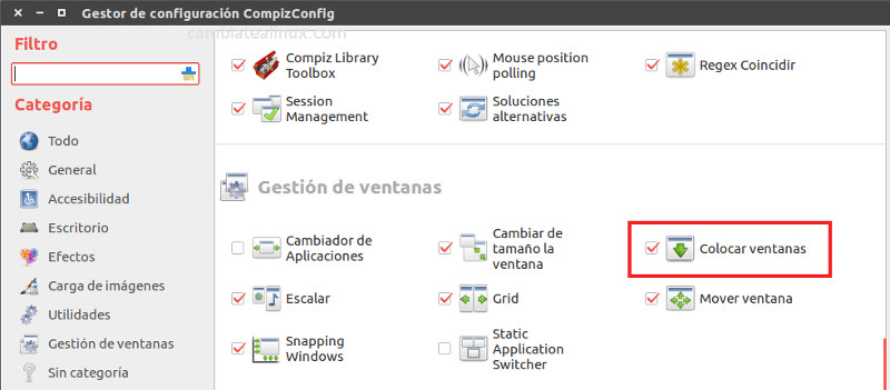 Compiz manager Compiz manager