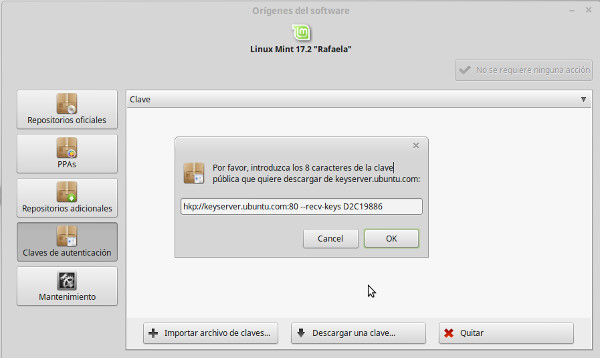 Instalacion spotify desde el gestor de software