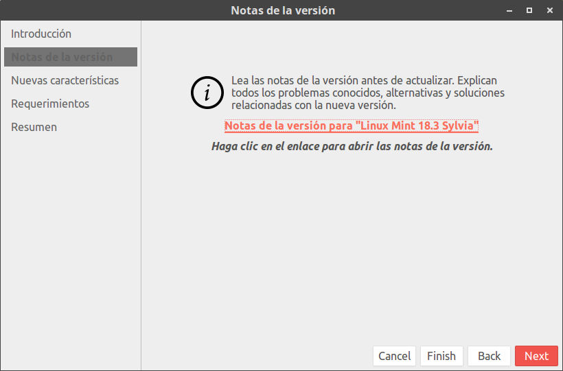 Proceso de actualzaciones