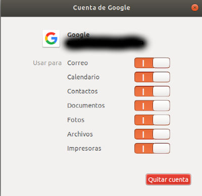 Cuentas en linea - Cuentas de google