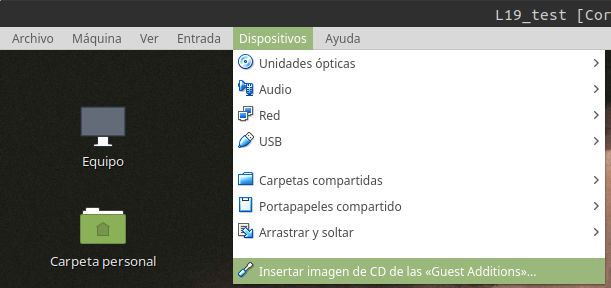 Menu VirtualBox Add Guest Menu VirtualBox Add Guest