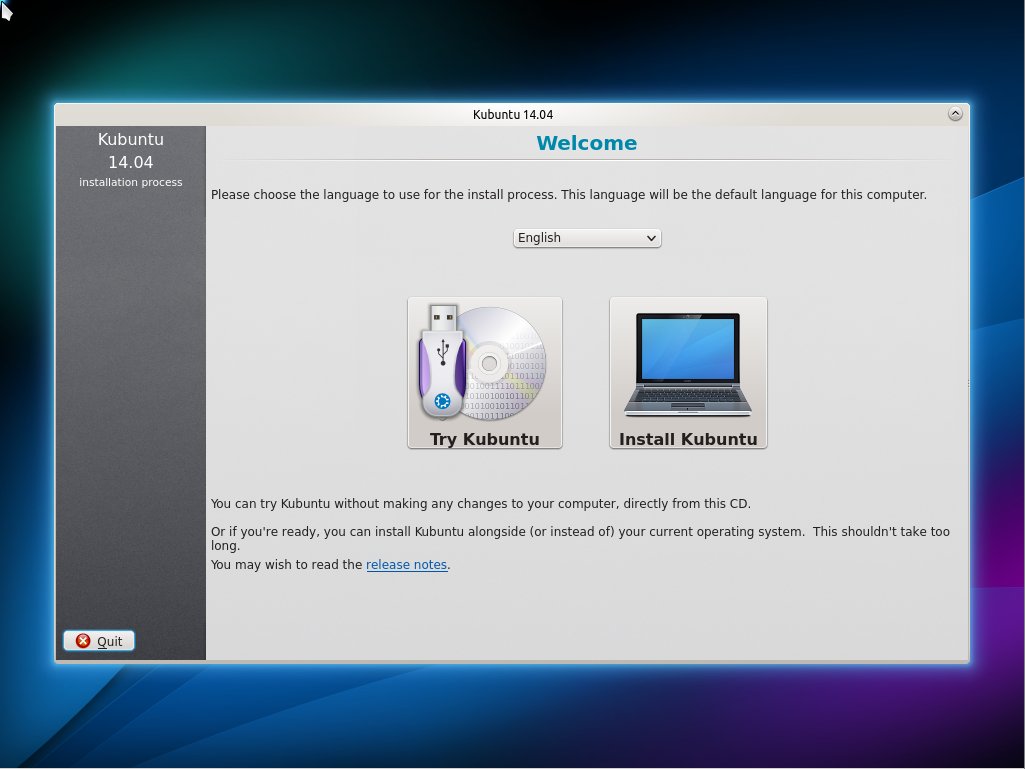 Instalación Kubuntu 14.04