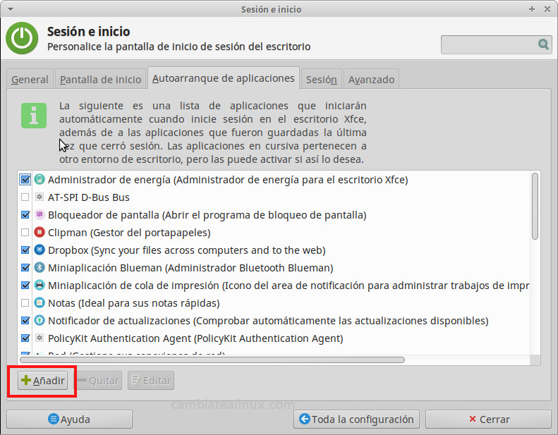 Menu Configuracion del sistema Menu Configuracion del sistema