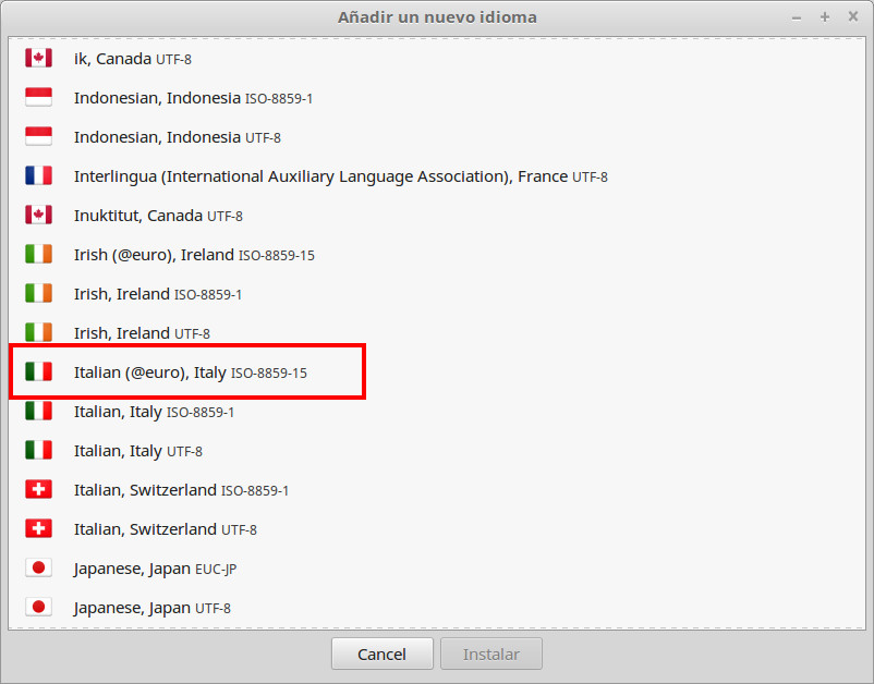Añadir nuevos Idiomas Añadir nuevos Idiomas