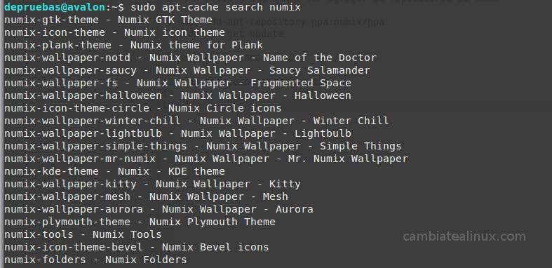 Buscar numix