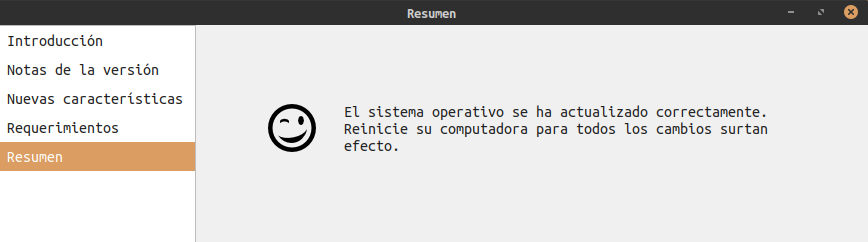 Actualizar Linux Mint 19.1 a 19.2 - instalacion finalizada Actualizar Linux Mint 19.1 a 19.2 - instalacion finalizada