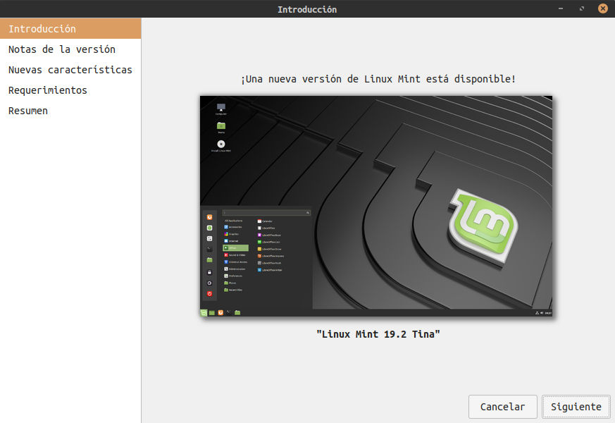 Actualizar Linux Mint 19.1 a 19.2 - Introduccion Actualizar Linux Mint 19.1 a 19.2 - Introduccion