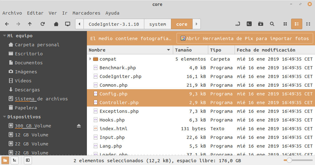 Ctrl-s para buscar en  Linux Mint