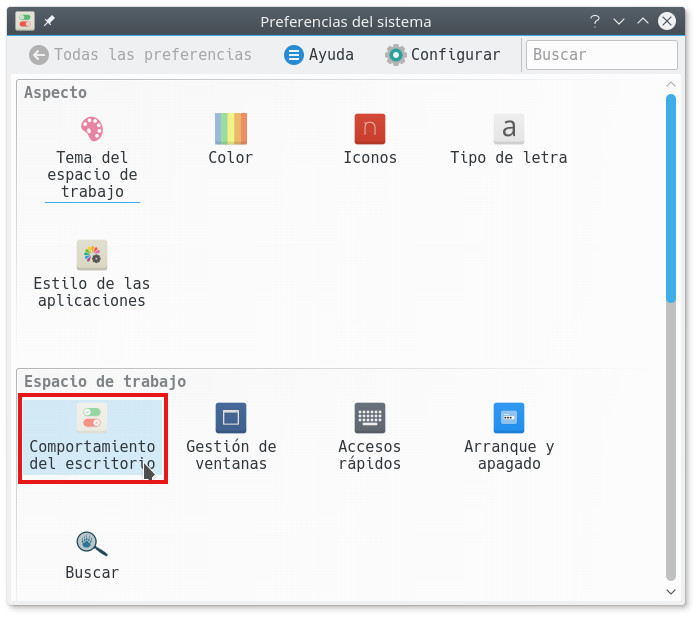 Preferencias del sistema de KDE Preferencias del sistema de KDE
