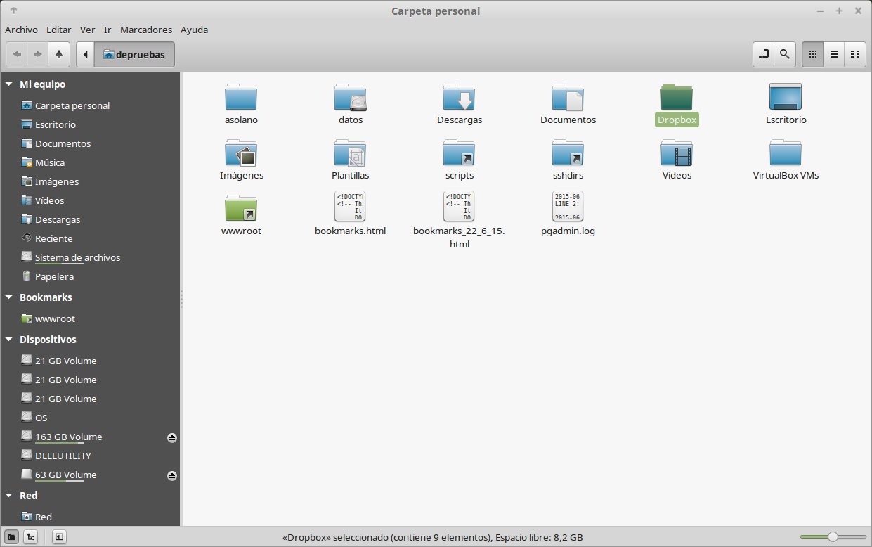 Instalacion de dropbox