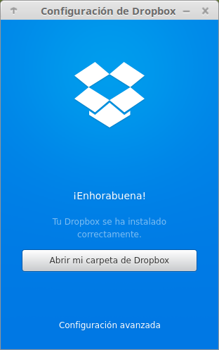 Final instalación - dropbox
