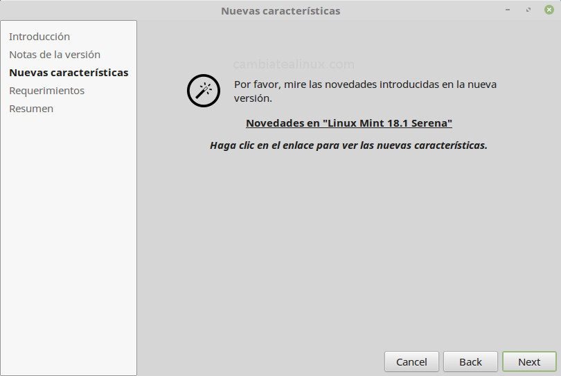 Actualizar a linux mint 18.1 Actualizar a linux mint 18.1