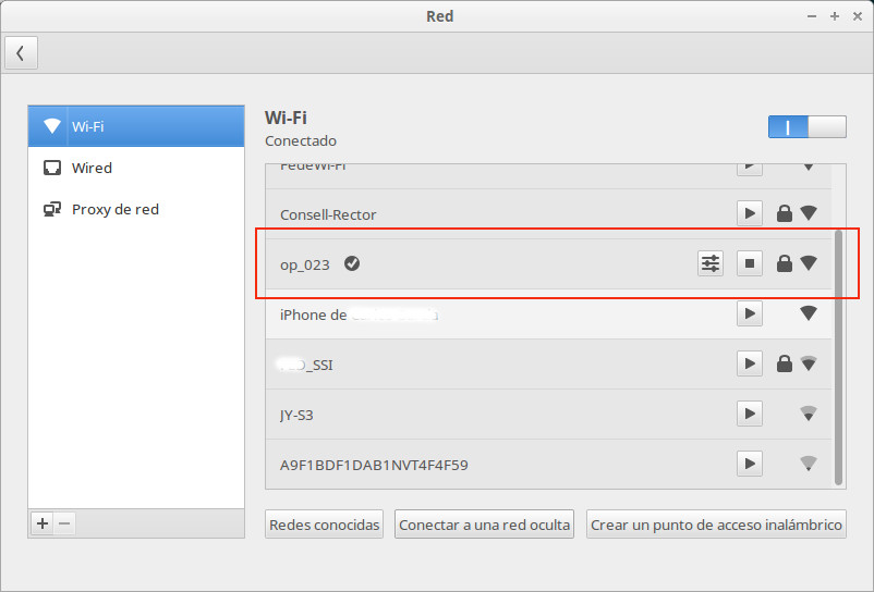 wifi oculta conectada wifi oculta conectada