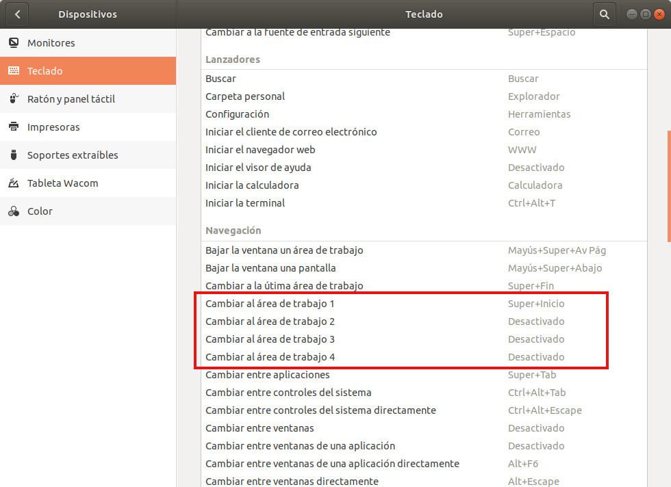 Ubuntu gnome 18.04 - configuracion Ubuntu gnome 18.04 - configuracion