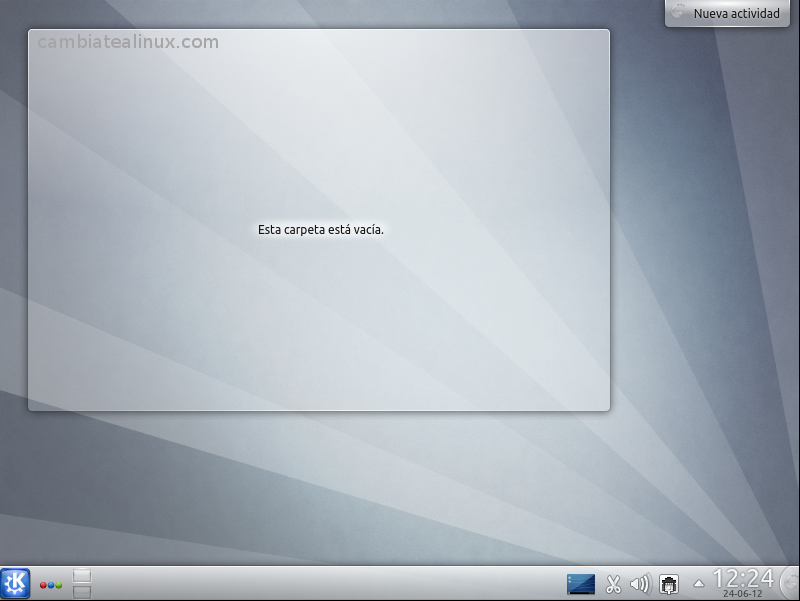 Escritorio de KDE Escritorio de KDE